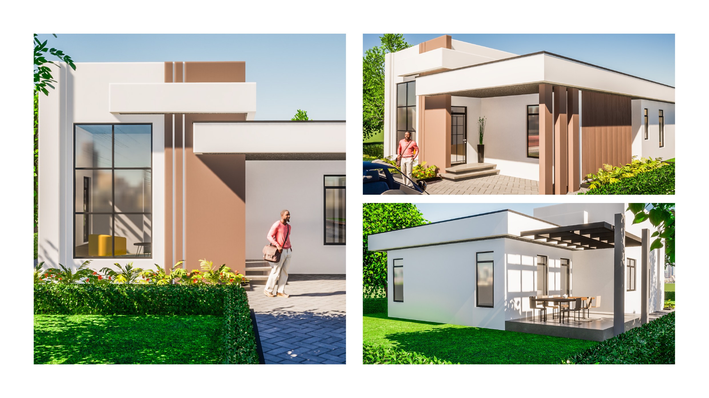 Satellite City option 06 exterior renders